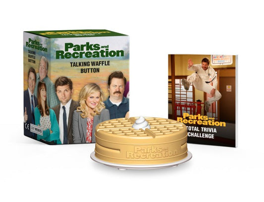 Parks and Recreation: Talking Waffle Button-Games > Toys & Games-Quinn's Mercantile