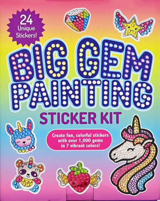 Big Gem Painting Sticker Kit-Decorative Stickers > Arts & Entertainment > Hobbies & Creative Arts > Arts & Crafts > Art & Crafting Materials > Embellishments & Trims > Decorative Stickers-Quinn's Mercantile