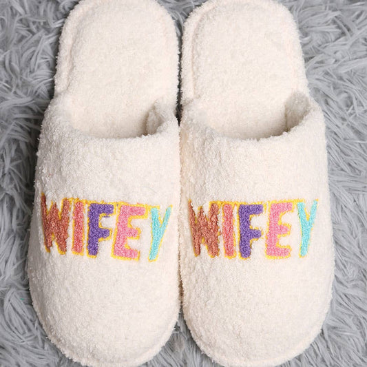 WIFEY Slippers-Shoes > Apparel & Accessories > Shoes-Quinn's Mercantile