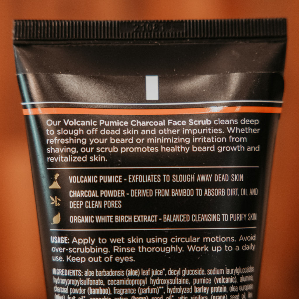 Charcoal Face Scrub-Health & Beauty > Personal Care > Cosmetics > Skin Care > Facial Cleansers-Quinn's Mercantile