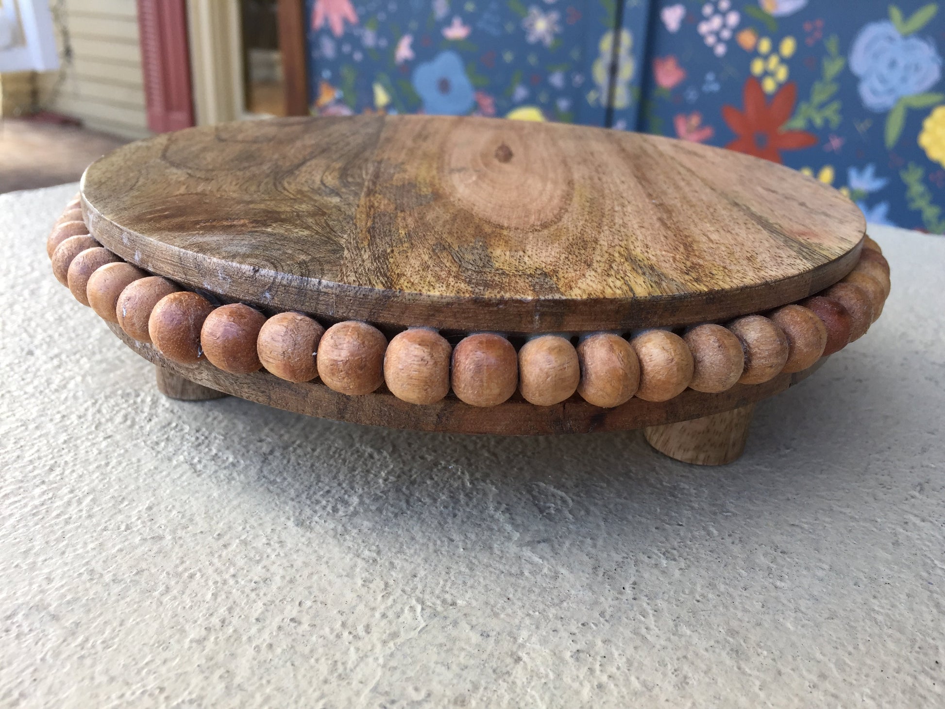 Beaded Wooden Risers