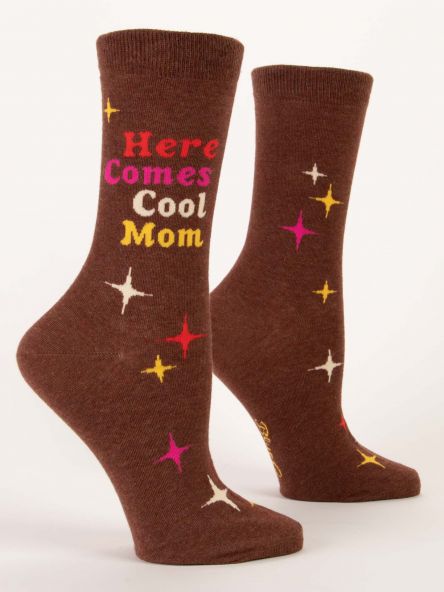 Cool Mom Women's Crew Socks-Apparel > Apparel & Accessories > Clothing > Underwear & Socks-Quinn's Mercantile