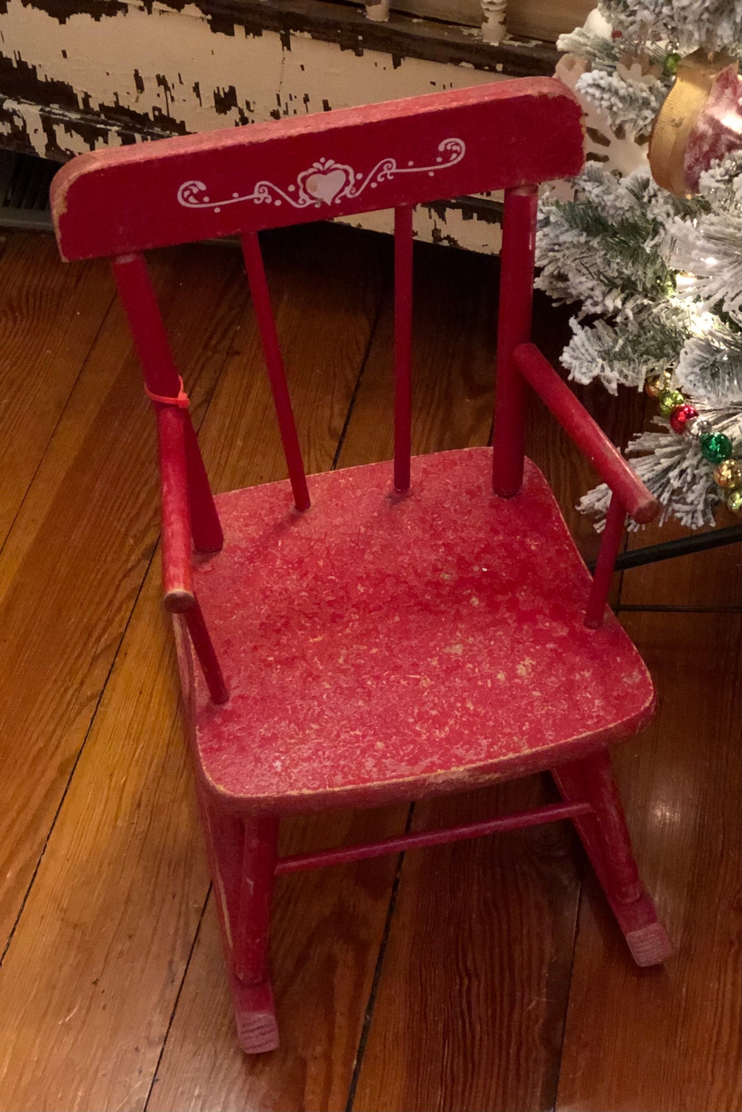 Child's Wooden Rocking Chair-furniture-Quinn's Mercantile