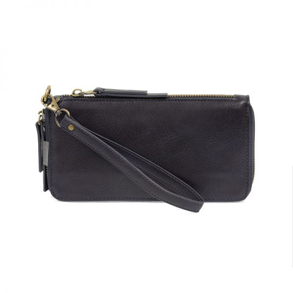 Chloe Zipper Wallet-Apparel & Accessories > Handbag & Wallet Accessories-Midnight-Quinn's Mercantile