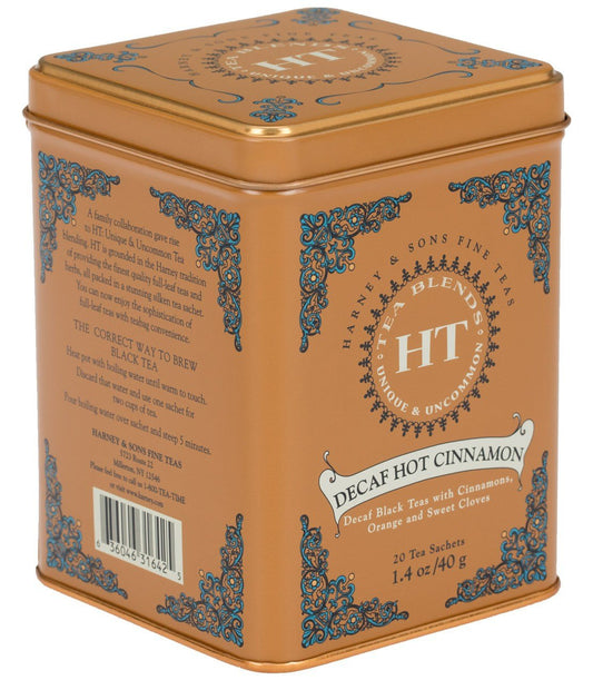 Decaf Hot Cinnamon Harney and Sons Teas-Foodie > Food, Beverages & Tobacco > Beverages > Tea & Infusions-Quinn's Mercantile