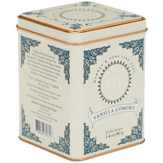 Decaf Vanilla Comoro Harney and Sons Teas-Foodie > Food, Beverages & Tobacco > Beverages > Tea & Infusions-Quinn's Mercantile