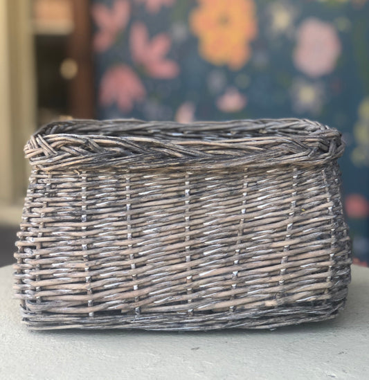 Distressed Woven Basket-For the home-Quinn's Mercantile