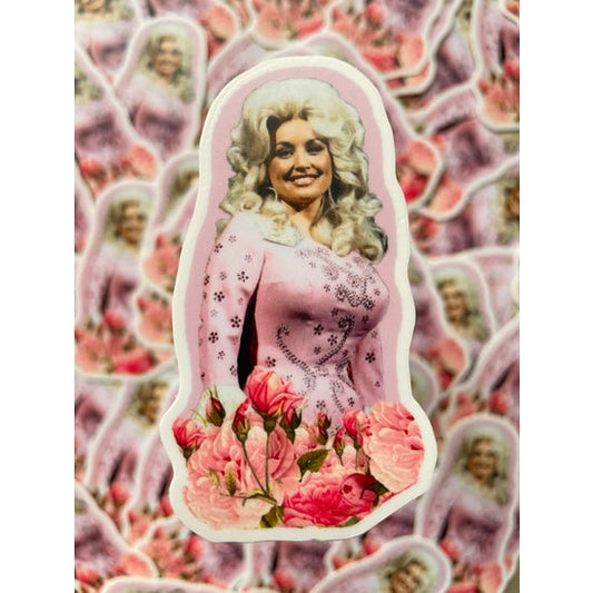 Dolly in All Her Glory Stickers-Decorative Stickers > Arts & Entertainment > Hobbies & Creative Arts > Arts & Crafts > Art & Crafting Materials > Embellishments & Trims > Decorative Stickers-Quinn's Mercantile