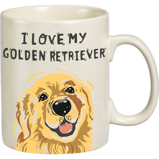 I Love My Golden Retriever Mug-Home & Garden > Kitchen & Dining > Tableware > Drinkware > Mugs-Quinn's Mercantile