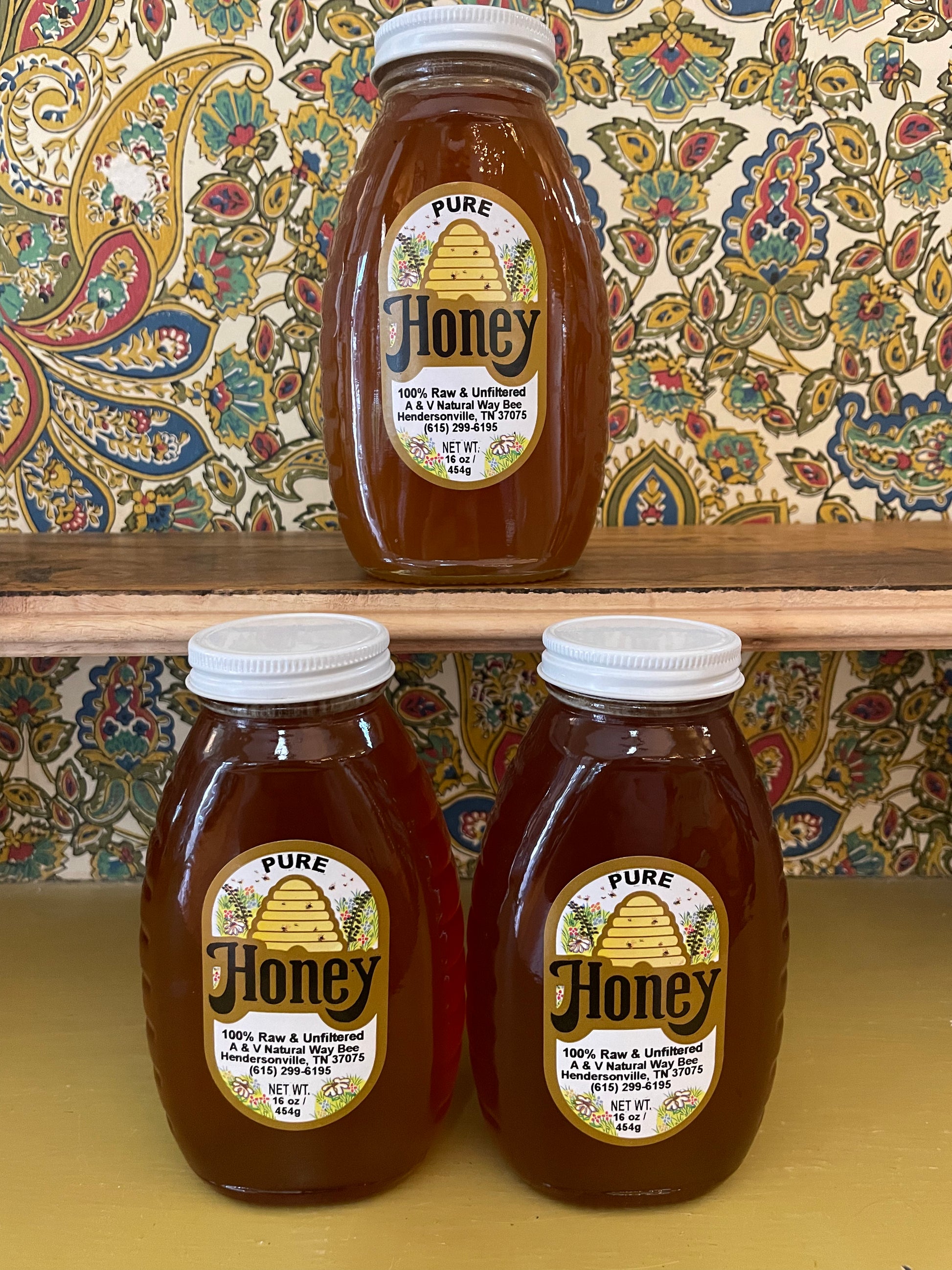 Local Honey-Foodie > Food, Beverages & Tobacco > Food Items > Condiments & Sauces > Honey-Quinn's Mercantile