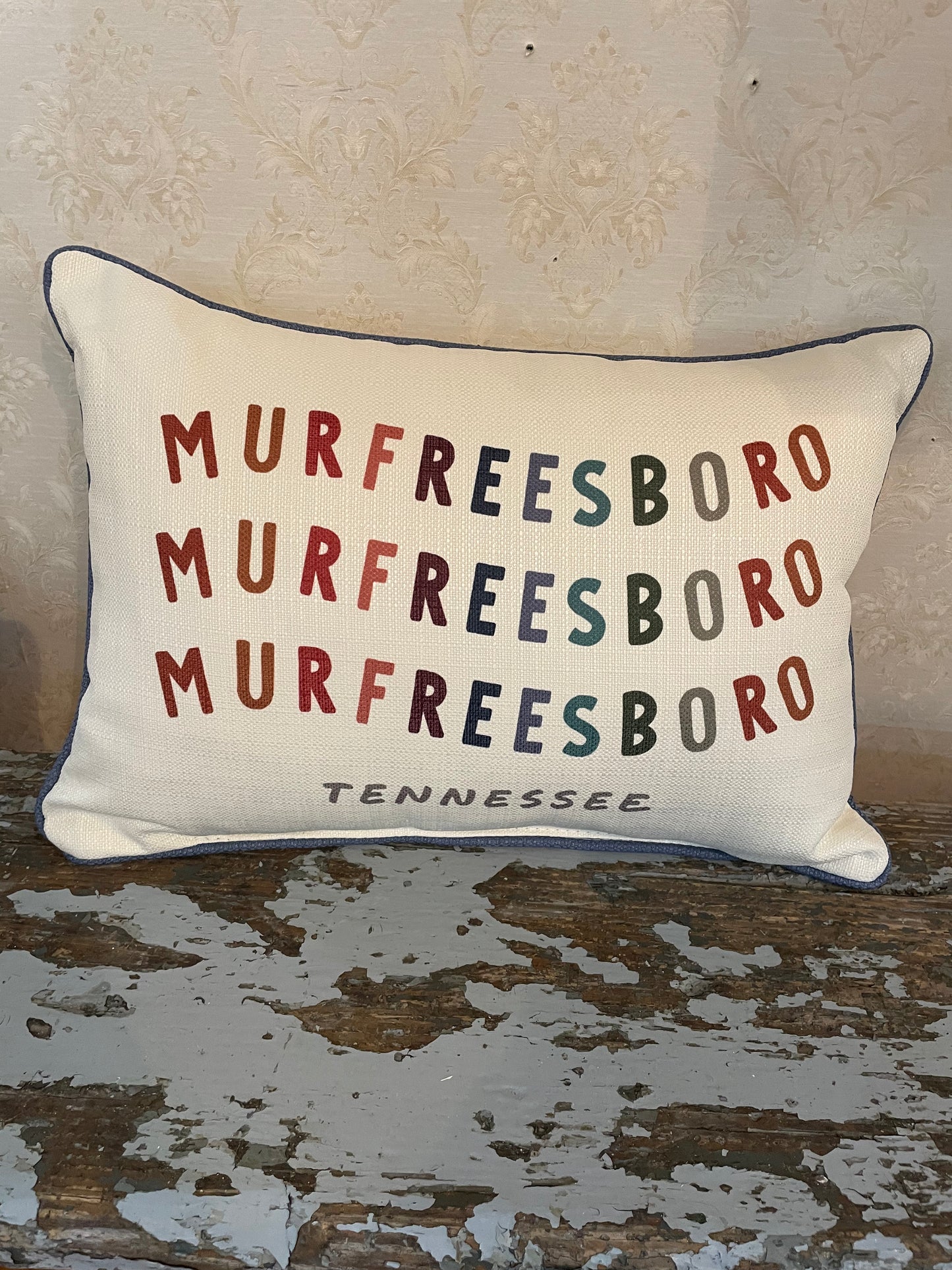 Murfreesboro Wiggle Pillow-Textiles > Home & Garden > Decor > Throw Pillows-Quinn's Mercantile