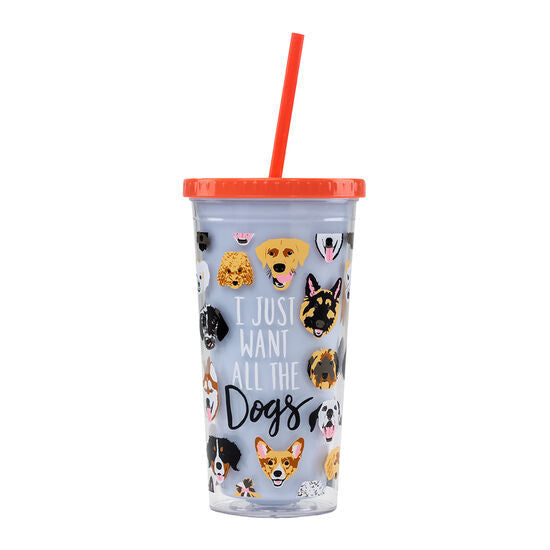 All the Dogs Drink Tumbler-Furry Friends > Home & Garden > Kitchen & Dining > Tableware > Drinkware-Quinn's Mercantile