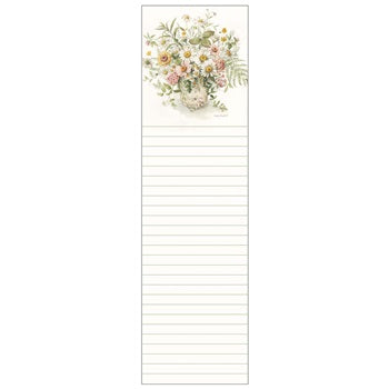 Pink Daisies List Pad-Home Office > Office Supplies > General Office Supplies > Paper Products > Notebooks & Notepads-Quinn's Mercantile