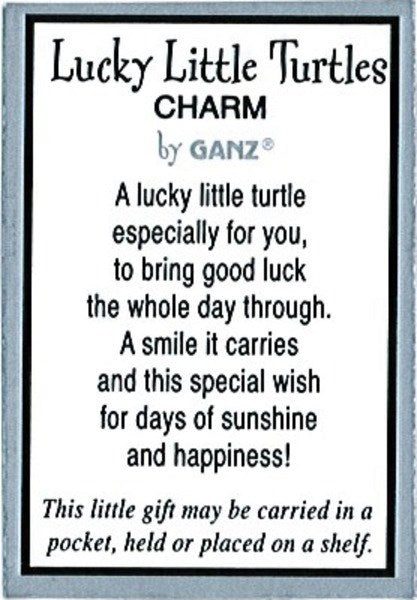 Lucky Turtle Charms