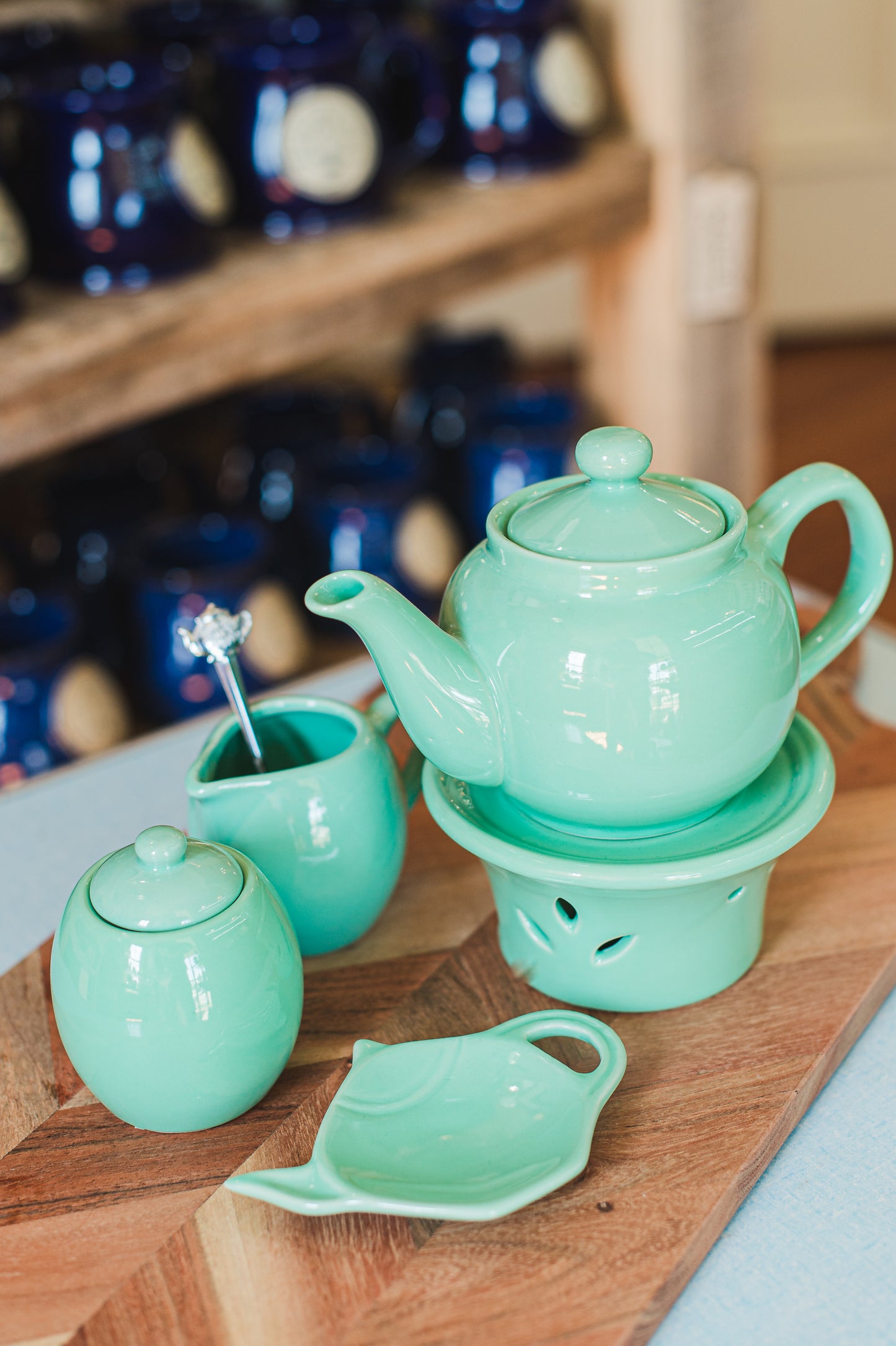 Ceramic Tea Pot-Home & Garden > Kitchen & Dining > Tableware > Coffee Servers & Tea Pots-Quinn's Mercantile