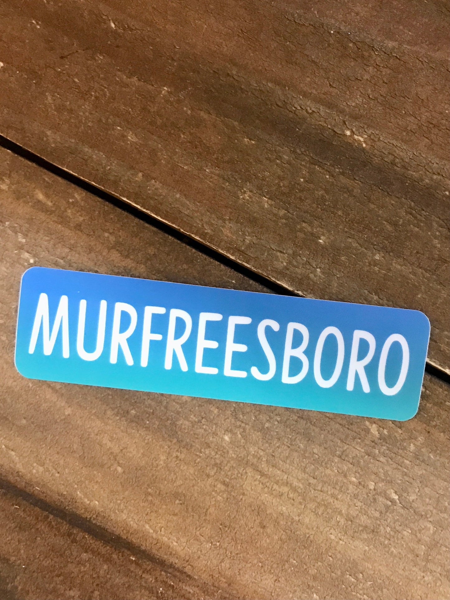 Murfreesboro Tennessee Stickers-Decorative Stickers > Arts & Entertainment > Hobbies & Creative Arts > Arts & Crafts > Art & Crafting Materials > Embellishments & Trims > Decorative Stickers-Quinn's Mercantile