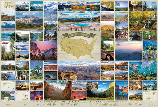 National Parks of the United States Puzzle-Games and Puzzles > Toys & Games > Puzzles > Jigsaw Puzzles-Quinn's Mercantile