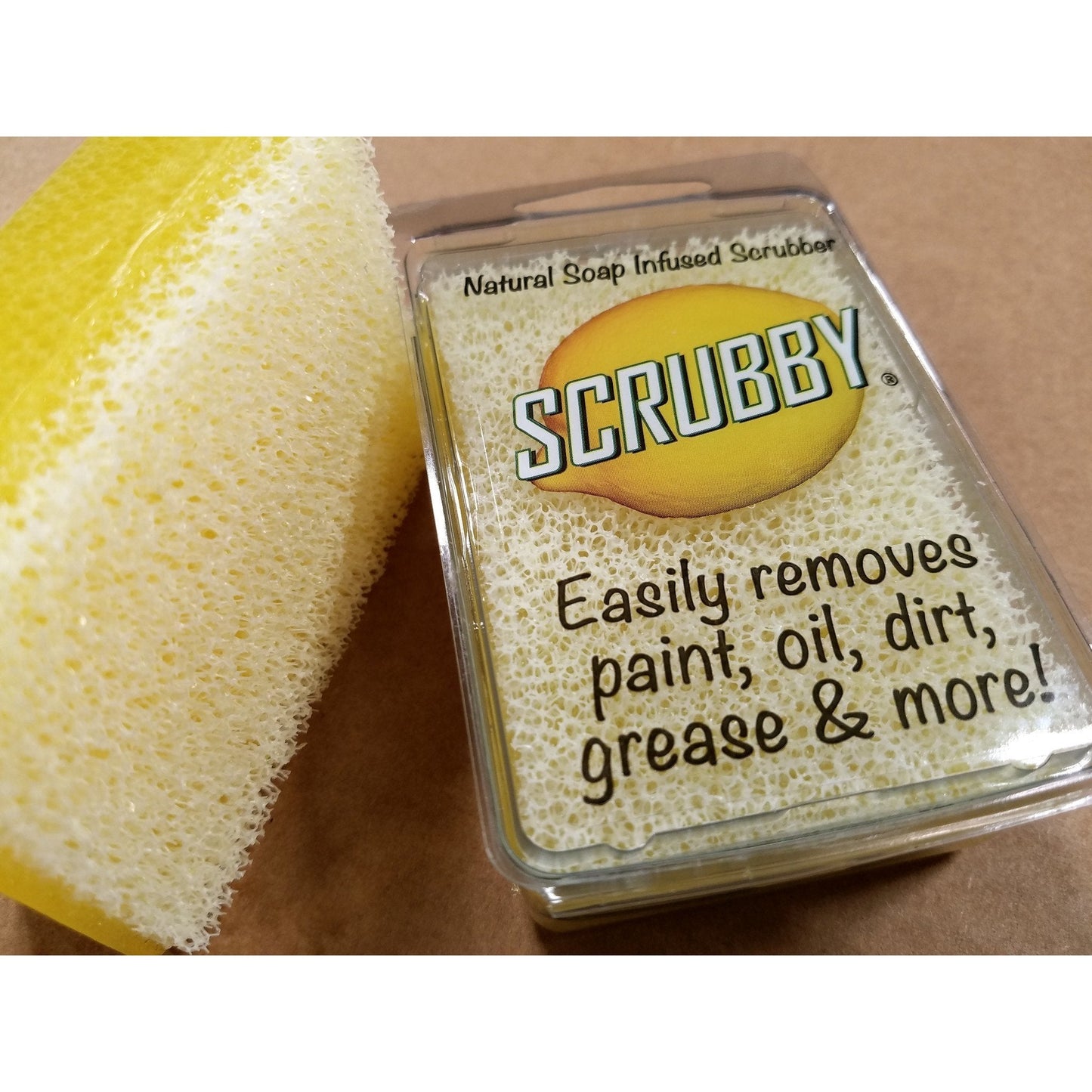Scrubby Soap-Health & Beauty > Personal Care > Cosmetics > Bath & Body > Bar Soap-Lemon-Quinn's Mercantile