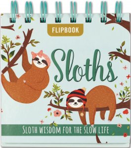Sloth Desktop Flipbook-Stationery > Media > Books-Quinn's Mercantile