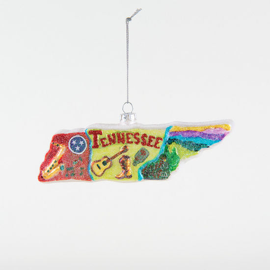 Tennessee Glass Ornament-Gift > Home & Garden > Decor > Seasonal & Holiday Decorations > Holiday Ornaments-Quinn's Mercantile
