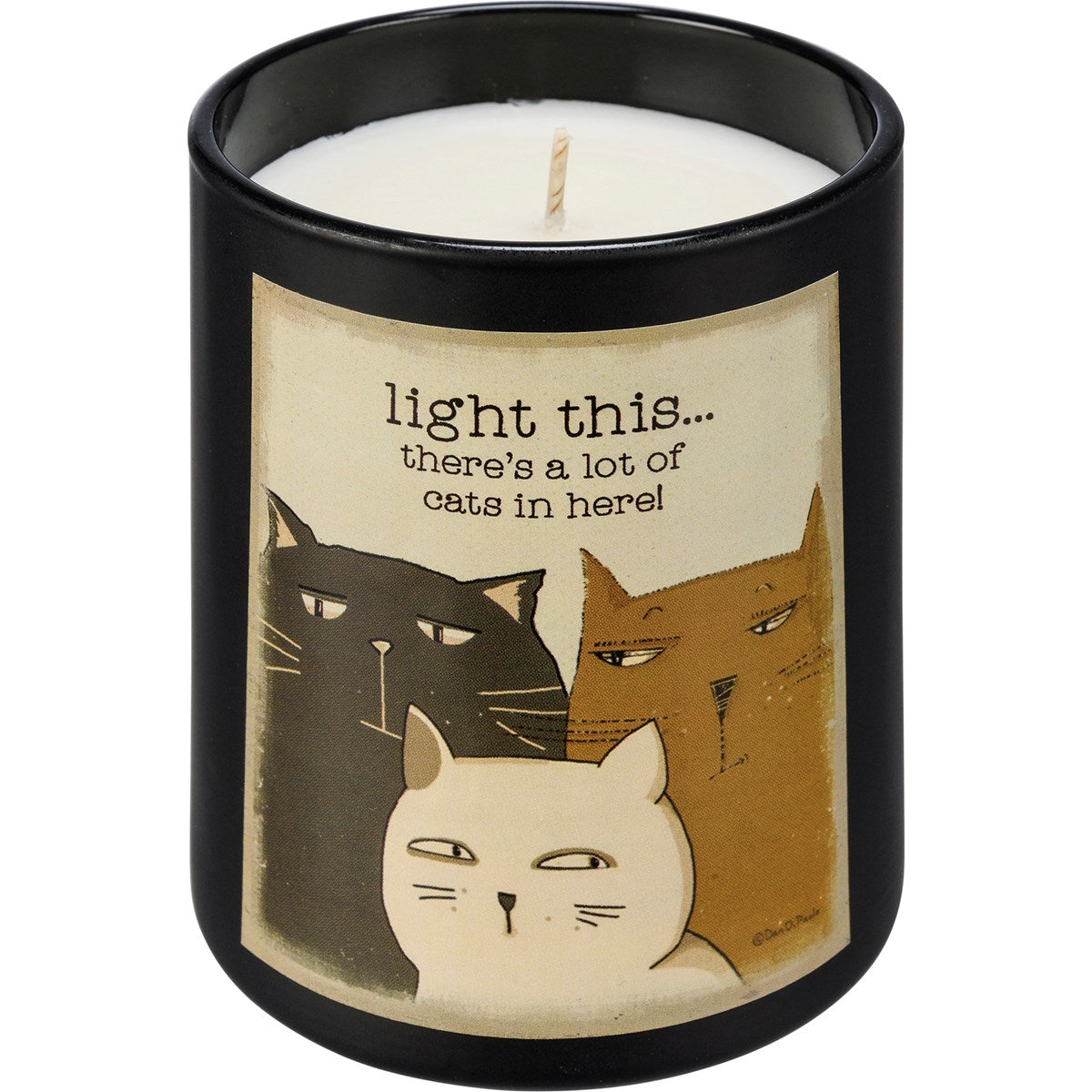 There's A Lot Of Cats In Here Candle-Home & Garden > Decor > Home Fragrances > Candles-Quinn's Mercantile