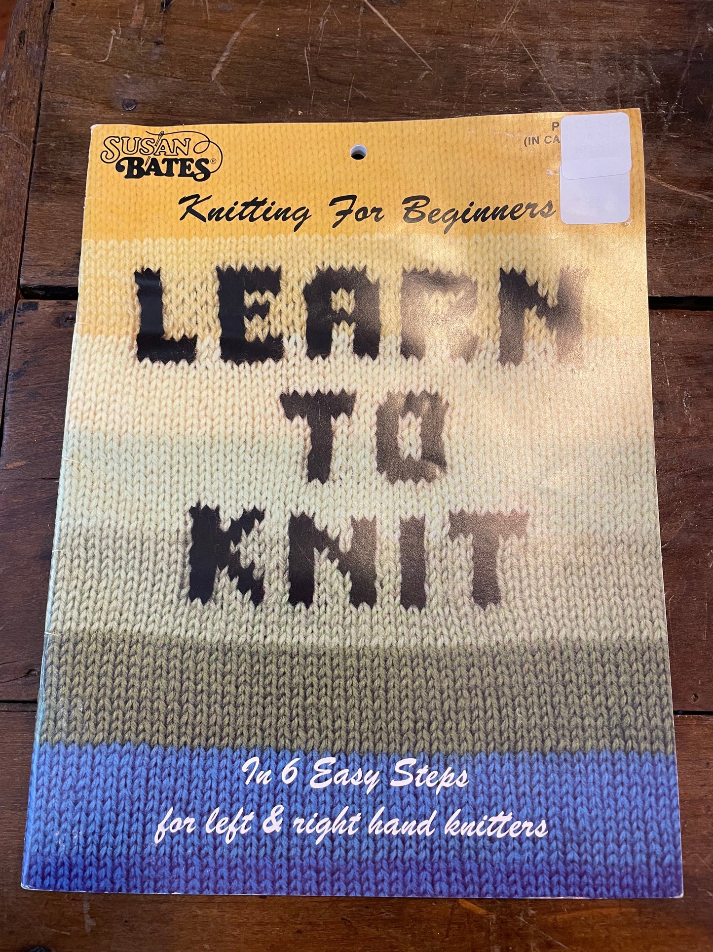 Vintage Knitting Catalogs-Quinn's Library > Books > Print Books-Learn to Knit-Quinn's Mercantile