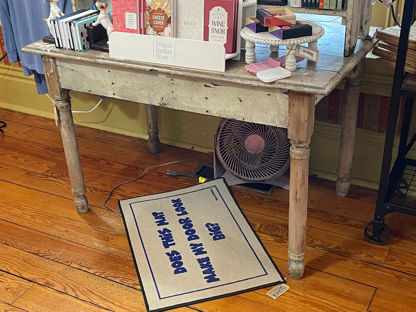 Vintage Primitive Wooden Table-Vintage Finds-Quinn's Mercantile