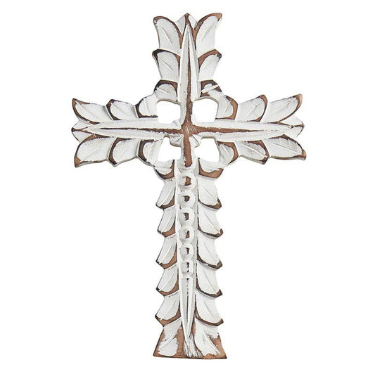 Ornate Carved Cross-For the Home > Home & Garden > Decor > Figurines-Quinn's Mercantile