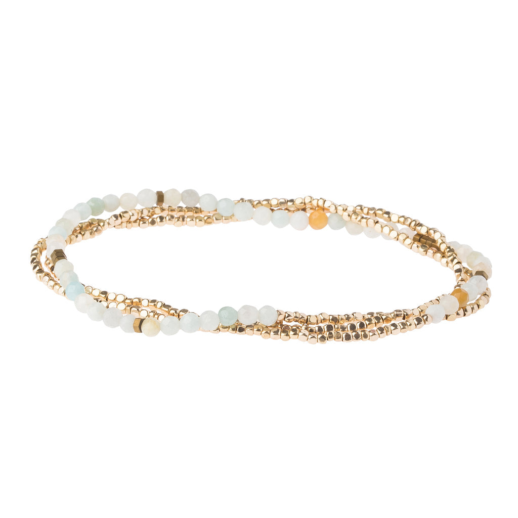 Amazonite Delicate Stone Bracelet/Necklace-Apparel & Accessories > Jewelry > Bracelets-Quinn's Mercantile