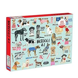 Hot Dogs A-Z 1000 Piece Puzzle-Games and Puzzles > Toys & Games > Puzzles > Jigsaw Puzzles-Quinn's Mercantile