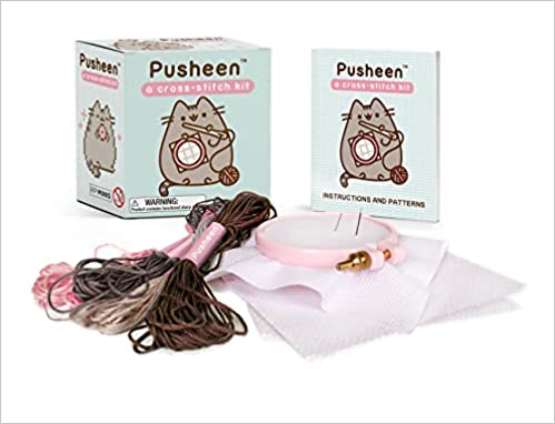 Pusheen Cross Stitch Mini Kit-Toys & Games > Toys > Executive Toys-Quinn's Mercantile